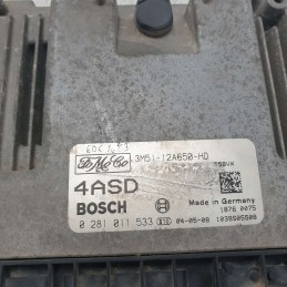 3M51-12A650-HD Centralina modulo ECU motore Ford C-Max 1.6tdi 2003-10 0281011533 18760075 1039s05508