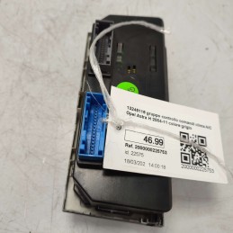 13245116 gruppo controllo comandi clima A/C Opel Astra H 2004-11 colore grigio
