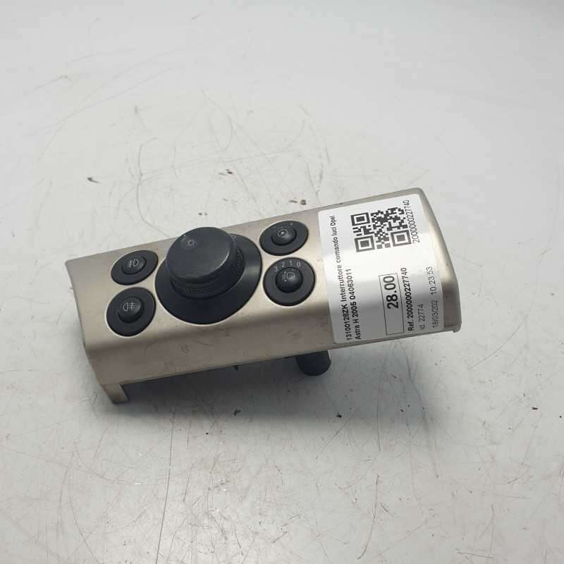 13100128ZK Interruttore comando luci Opel Astra H 2005 04063011
