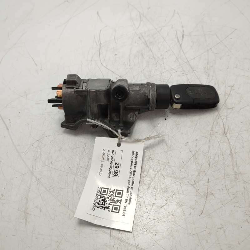 4B0905851B Blocchetto accensione bloccasterzo cilindretto Audi TT 8N 1998-06