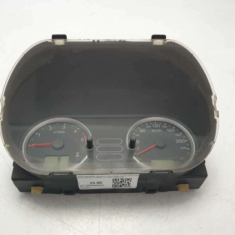 2S6F10A855A quadro strumenti contachilometri Ford Fiesta V MK5 1.4 TDCI 2002-08