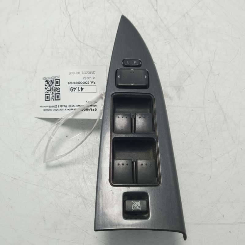 GP9A66350 pulsantiera interruttori comandi alzavetri alzacristtalli Mazda 6 2006-08 anteriore sinistro