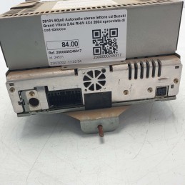 39101-50ja0 Autoradio stereo lettore cd Suzuki Grand Vitara 2.0d RHW 4X4 2004 sprovvista di cod sblocco