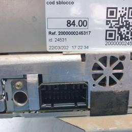 39101-50ja0 Autoradio stereo lettore cd Suzuki Grand Vitara 2.0d RHW 4X4 2004 sprovvista di cod sblocco