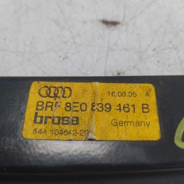 8E0839461B cremagliera alzavetro alzacristallo Audi A4 8E B7 1.9 D 116CV 2005 posteriore sinistra