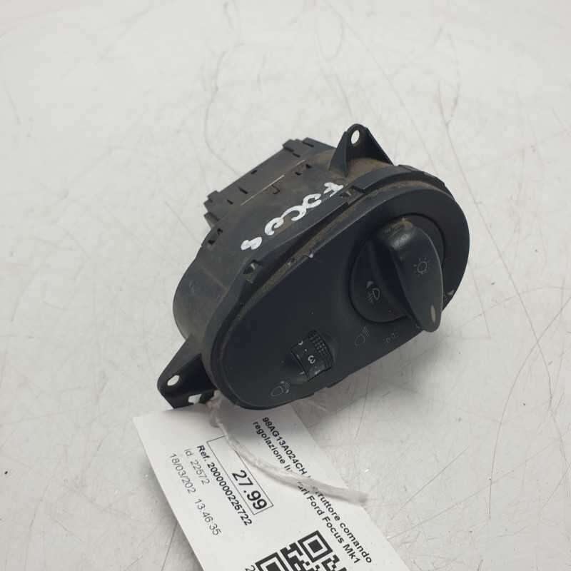 98AG13A024CH interruttore comando regolazione luci fari Ford Focus Mk1