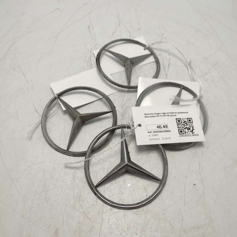 Stemma fregio logo emblema posteriore Mercedes W114 W115 epoca