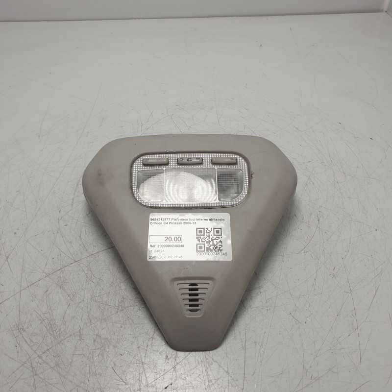 9654313577 Plafoniera luci interno abitacolo Citroen C4 Picasso 2006-13