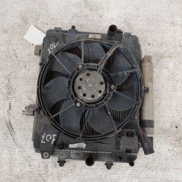 CZ422133-13510T Kit radiatore condensatore elettroventola Peugeot 107 1.4hdi 2005
