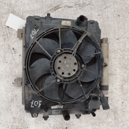 CZ422133-13510T Kit radiatore condensatore elettroventola Peugeot 107 1.4hdi 2005