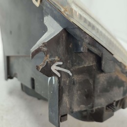41690748 Faro fanale proiettore gruppo ottico frontale sx Fiat Panda 169 2003-11 da lucidare attenzionare foto