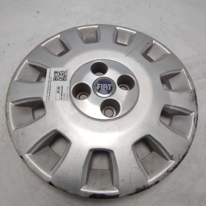 51718116 Copricerchi coppe rivestimento cerchi r14 Fiat Idea 350 2003-16 logo blu