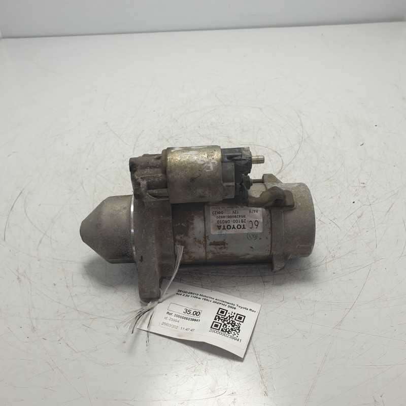 28100-0R010 Motorino avviamento Toyota Rav 4 4x4 2.2d 110kw 150cv 2ADFHV 2009