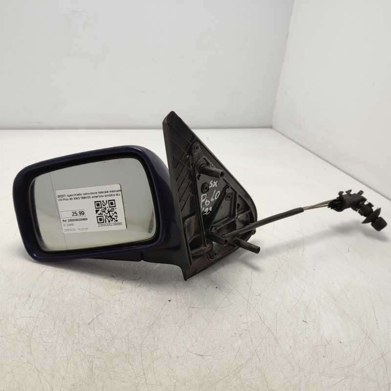 202271 specchietto retrovisore laterale manuale VW Polo 6N MK3 1994-03 anteriore sinistra blu