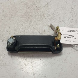 Maniglia esterna portiera Fiat 126 FSM Bis anteriore destra cromata 2 chiavi dotazione