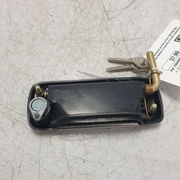Maniglia esterna portiera Fiat 126 FSM Bis anteriore destra cromata 2 chiavi dotazione