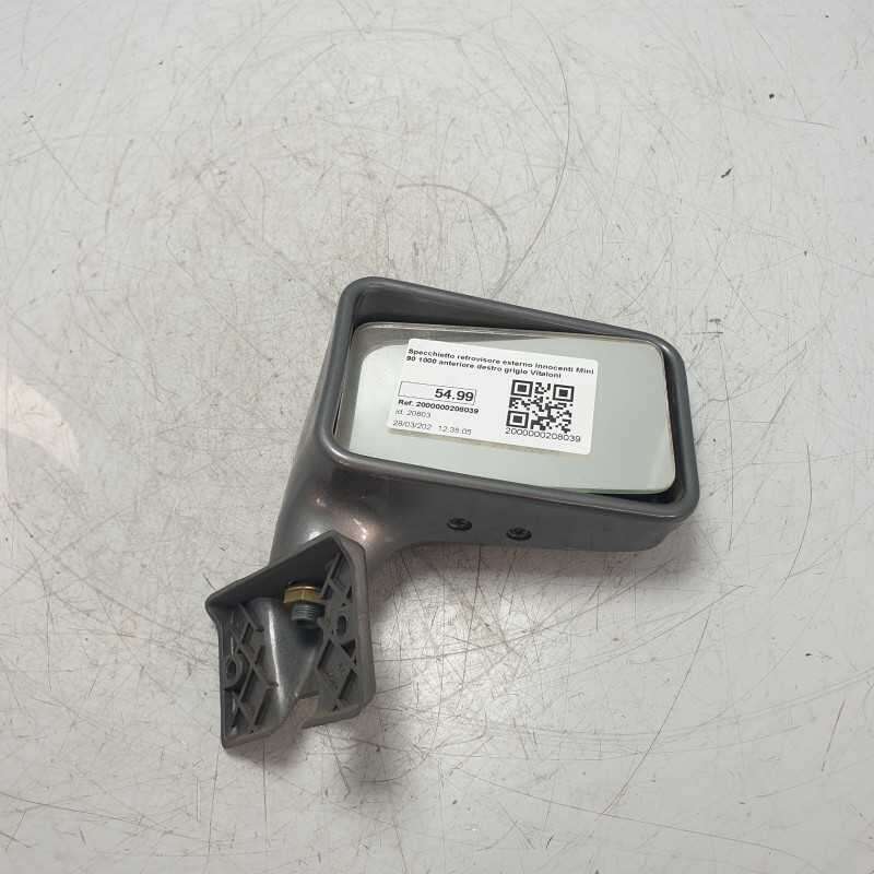 Specchietto retrovisore esterno Innocenti Mini 90 1000 anteriore destro grigio Vitaloni