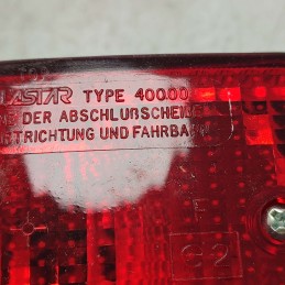 PLASTAR TYPE 400.00 Fanale stop retronebbia posteriore universale  auto d'epoca Fiat Lancia 126 1972-00