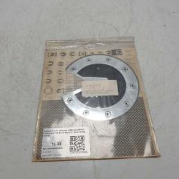 Autoadesivo in carbonio aletta sportellino carburante Fiat Brava Bravo 1° serie racing tuning 160mm