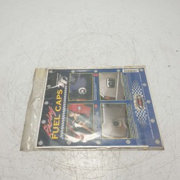 Autoadesivo in carbonio aletta sportellino carburante Fiat Brava Bravo 1° serie racing tuning 160mm
