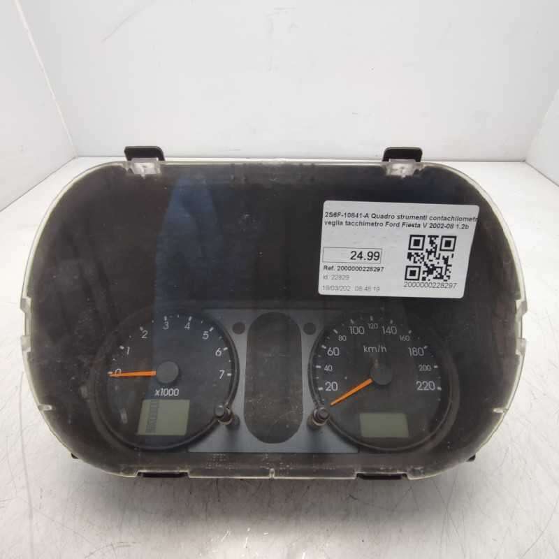 2S6F-10841-A Quadro strumenti contachilometri veglia tacchimetro Ford Fiesta V 2002-08 1.2b