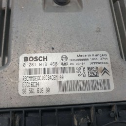 9656161680 Centralina modulo ECU motore Citroen Picasso 1.6hdi 0281012468 9653958980 EDC16C34 