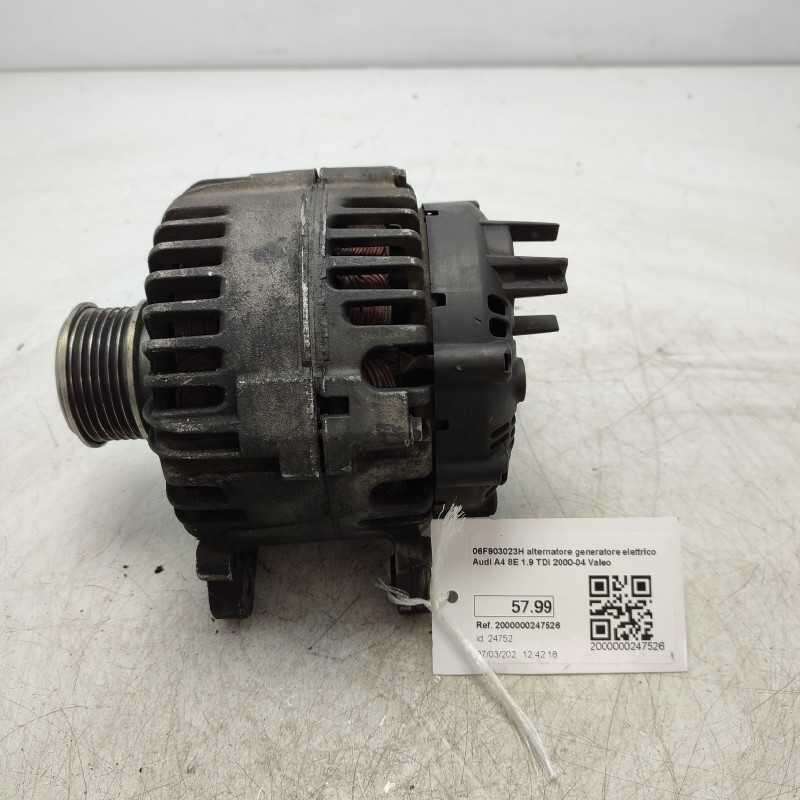 06F903023H alternatore generatore elettrico Audi A4 8E 1.9 TDI 2000-04 Valeo