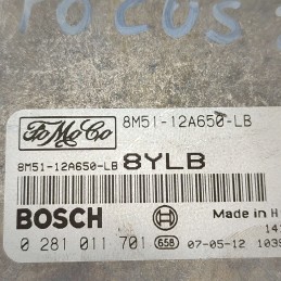 8M51-12A650-LB centralina ecu modulo controllo motore Ford Focus C-Max 1.6 D 66KW 2006 Bosch