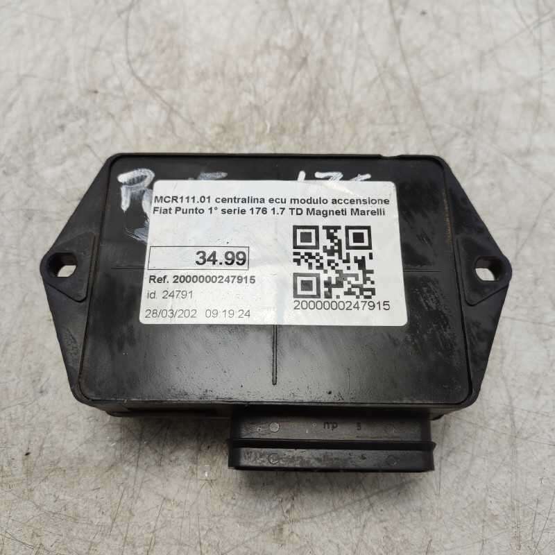 MCR111.01 centralina ecu modulo accensione Fiat Punto 1° serie 176 1.7 TD Magneti Marelli