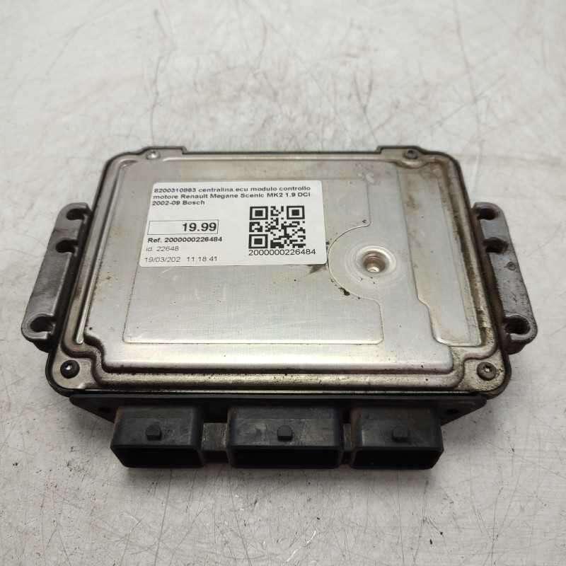 8200310863 centralina ecu modulo controllo motore Renault Megane Scenic MK2 1.9 DCI 2002-09 Bosch