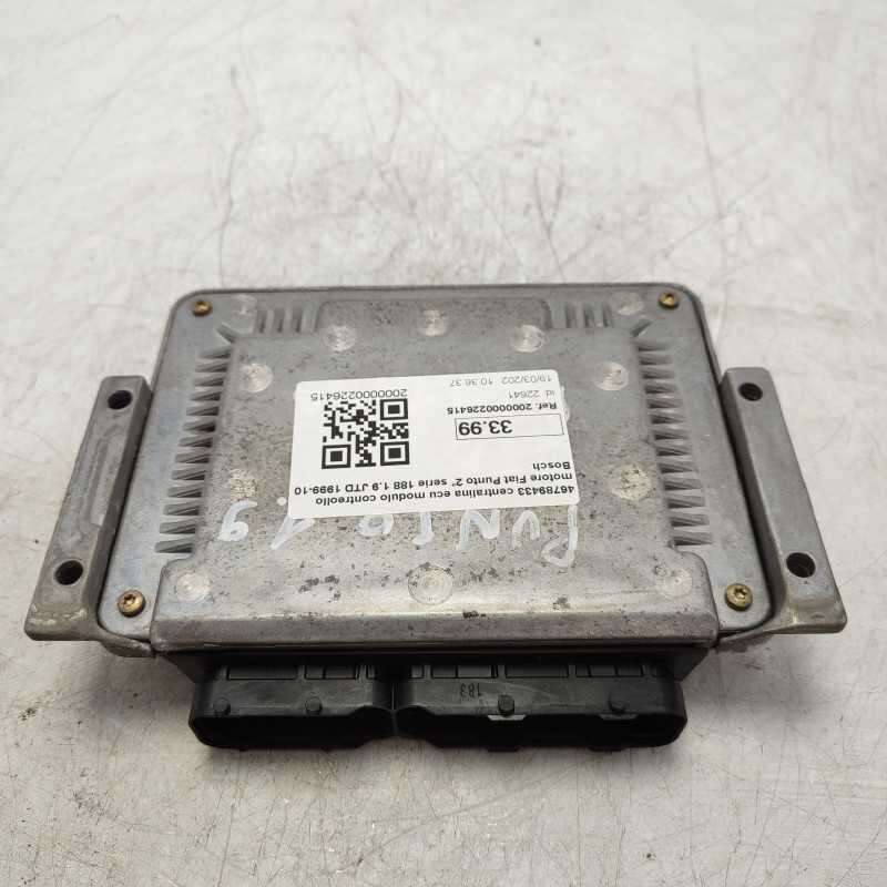 46789433 centralina ecu modulo contreollo motore Fiat Punto 2° serie 188 1.9 JTD 1999-10 Bosch