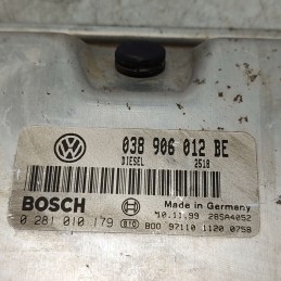 038906012BE centralina ecu modulo controllo motore VW Lupo 1.7 SDI 1998 Bosch 0281010179
