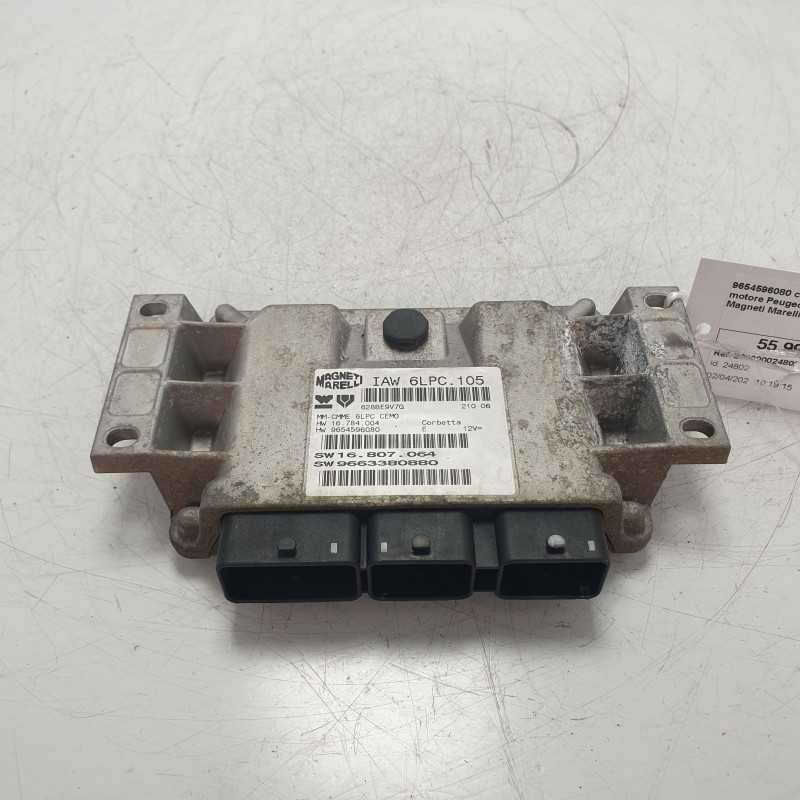 9654596080 centralina ecu modulo controllo motore Peugeot 207 1.4 16V 88CV 2006-15 Magneti Marelli