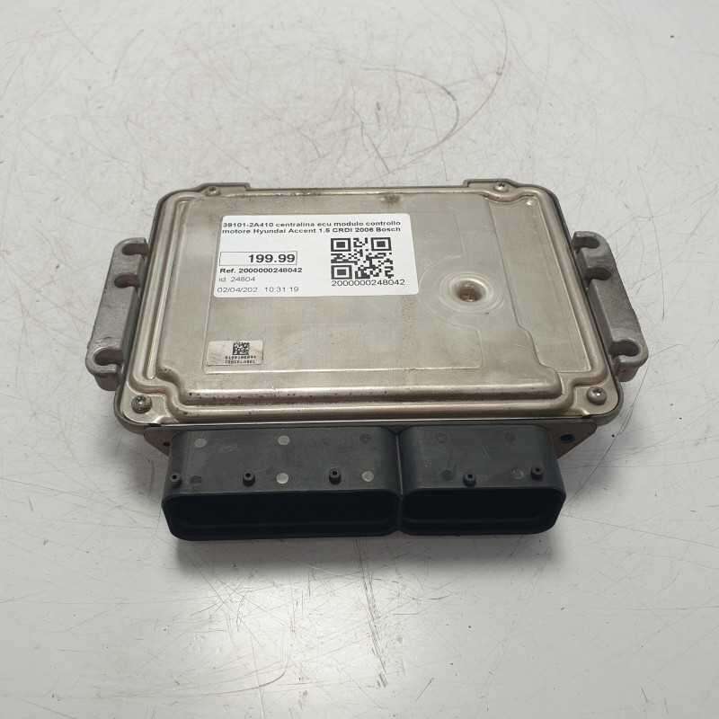 39101-2A410 centralina ecu modulo controllo motore Hyundai Accent 1.5 CRDI 2006 Bosch