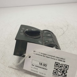 0524119 Gruppo comandi interruttori accensione fari Opel Corsa C 2000-06