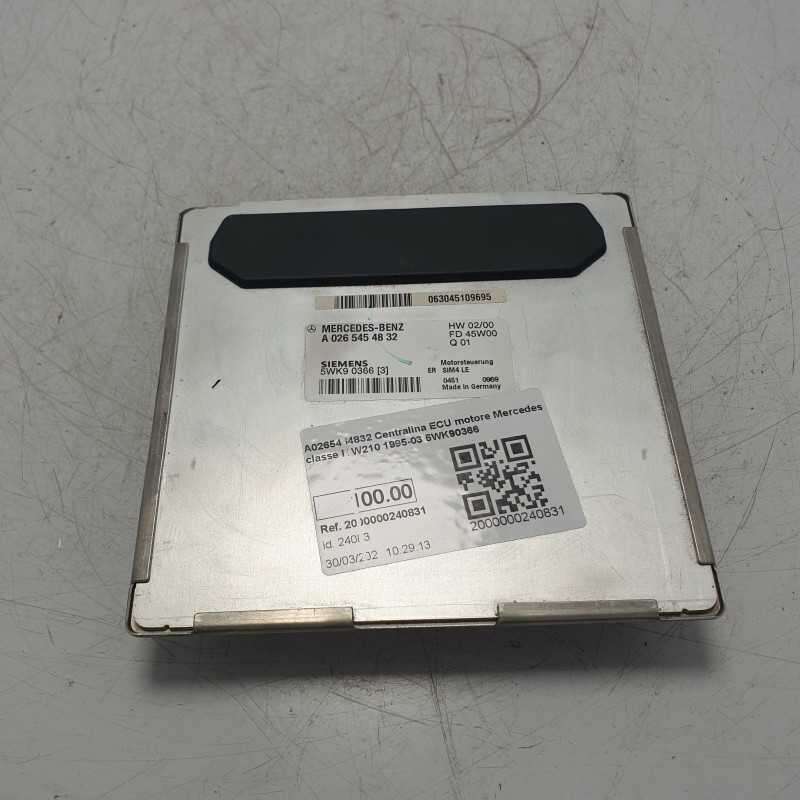 A0265454832 Centralina ECU motore Mercedes classe E W210 1995-03 5WK90366