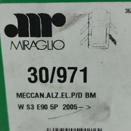 30/971 Meccanismo alzavetro alzacristalli post dx BMW serie 3 E90 2005