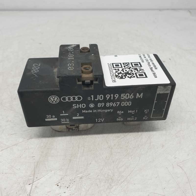 1J0919506M centralina relè ventola raffreddamento motore VW Polo Seat Ibiza Skoda Fabia 1.2 1.4 benzina