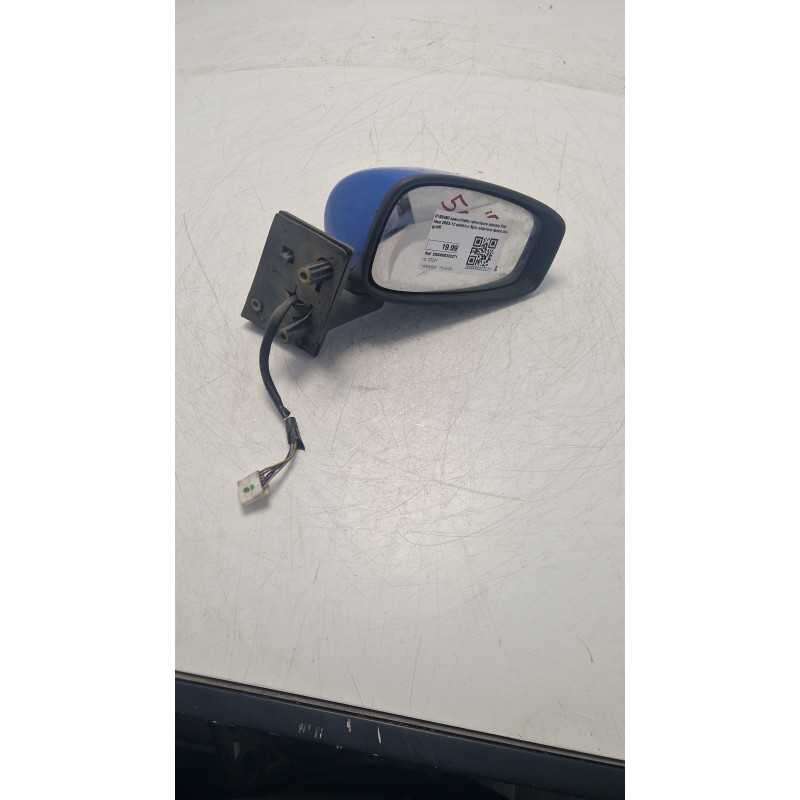 0158460 specchietto retrovisore laterale Fiat Idea 2003-12 elettrico 5pin anteriore destro blu graffi