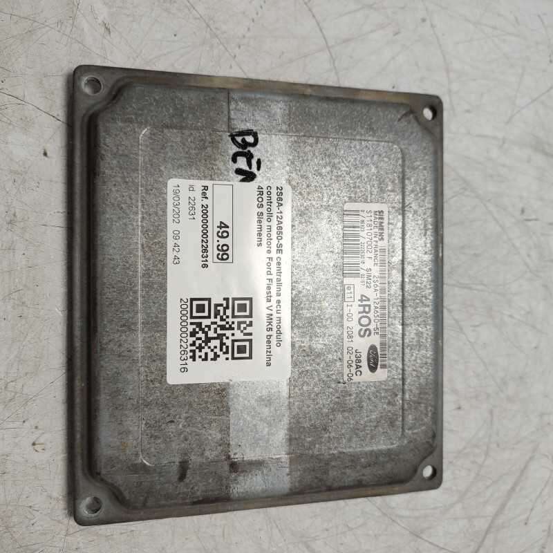 2S6A-12A650-SE centralina ecu modulo controllo motore Ford Fiesta V MK5 benzina 4ROS Siemens
