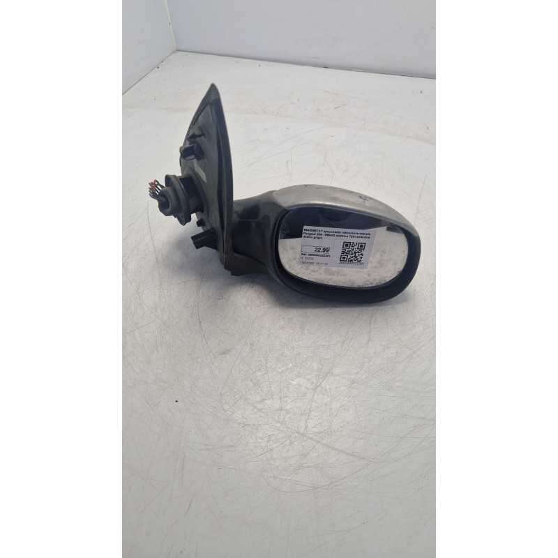 96480957XT specchietto retrovisore laterale Peugeot 206 1998-03 elettrico 7pin anteriore destro grigio