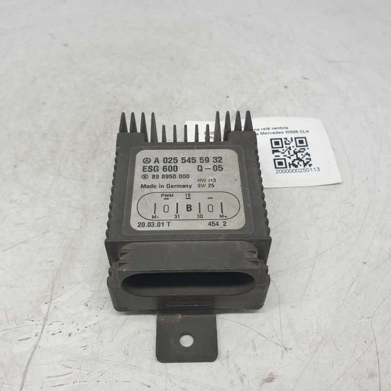 A0255455932 centralina relè ventola raffreddamento Motore Mercedes W208 CLK
