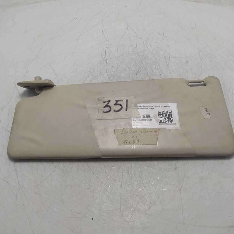 Aletta pantina parasole Lancia Y 1995-03 anteriore sinistra avana