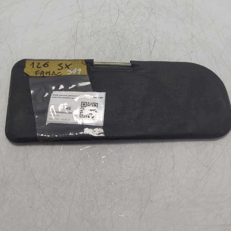 Aletta pantina parasole Fiat 126 personal 4 650 anteriore sinistra nera