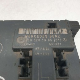2038201385(01) centralina comfort ecu Mercedes W203 Classe C 2000-07 portiera anteriore sinistra Temic
