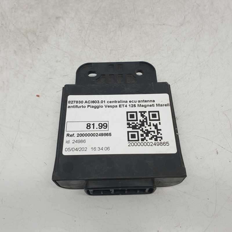 827830 ACI603.01 centralina ecu antenna antifurto Piaggio Vespa ET4 125 Magneti Marelli