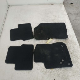 Set kit x4 tappetini in moquette Peugeot 208 MK1 2012-19 