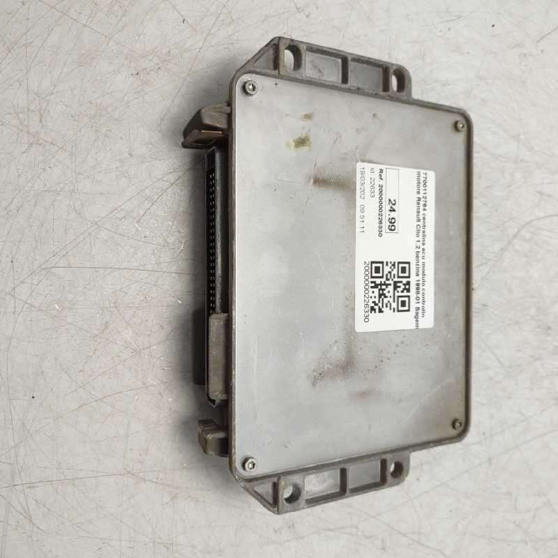 7700112764 centralina ecu modulo controllo motore Renault Clio 1.2 benzina 1998-01 Sagem