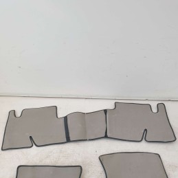 Set kit x3 tappetini in moquette azzurra Opel Kadett B 1965-73 tappetino posteriore intero