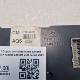 97250-2B431 Guppo comando clima a/c aria condizionata Hyundai Santafe 2.2d D4EB 2007